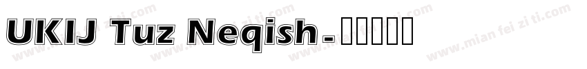 UKIJ Tuz Neqish字体转换